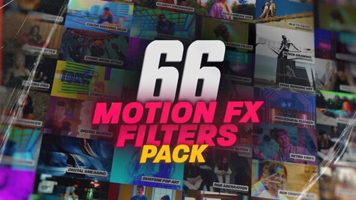 Motion Effect Filters Pack For After Effects, Elements ft. video filter ...