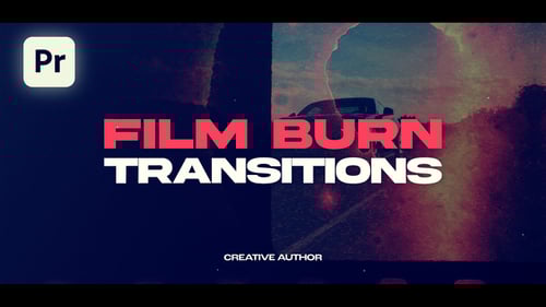 Film Burn Transitions for Premiere Pro
