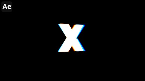 Glitch Logo Opener
