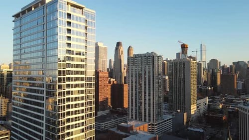 Buildings Video Footage - Aerial Video Of Buildings In A City