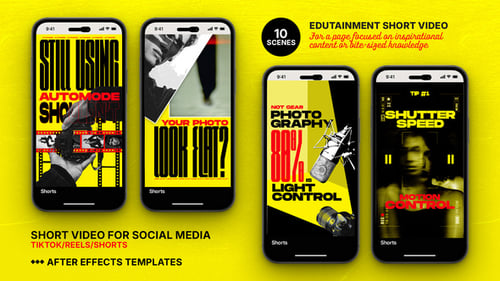 Edutainment Photography - Pro TikTok/Reels Video Template