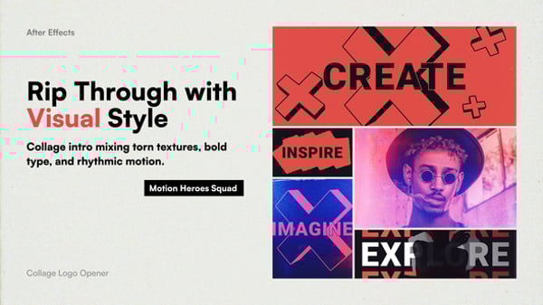 Collage Slideshow, Video Displays ft. collage art intro & collage - Envato