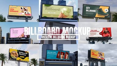 Billboard Mockup MOGRT