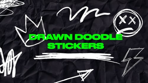 Drawn Doodle Stickers