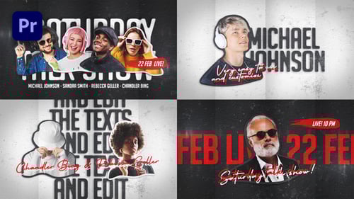 Grunge Podcast Intro | Premiere Pro