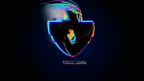 Logo Glitch 3D