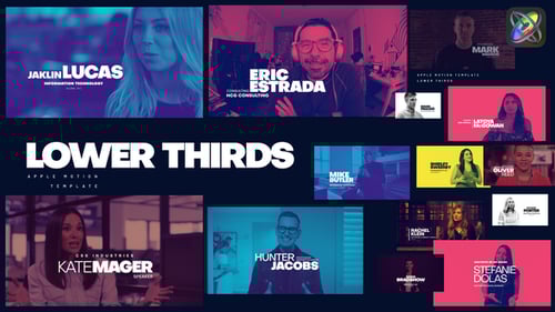 Lower Thirds for Apple Motion