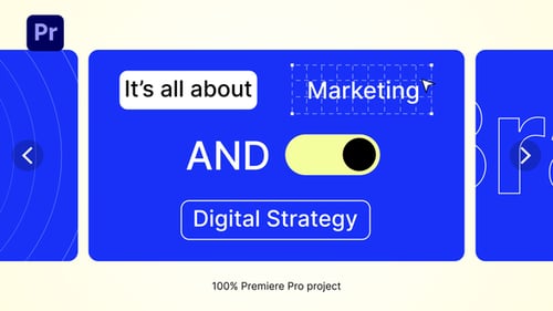 Dynamic Corporate Presentation with Clean Geometric Motion Graphics and Text Reveals