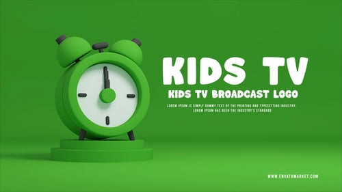 Logotipo de reloj para niños