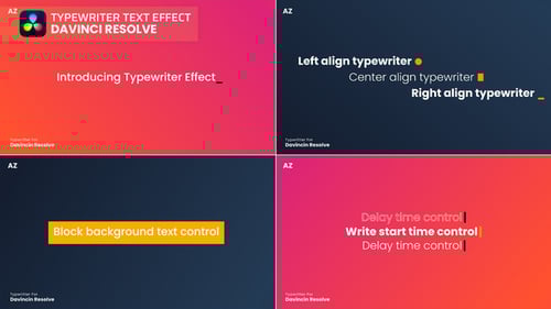 Typewriter Text Effect Davinci Resolve