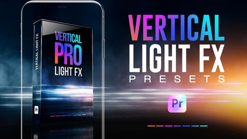 Vertical Light FX & Transitions for Premiere Pro