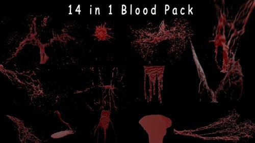 Realistic Blood Splatter and Drip Effects