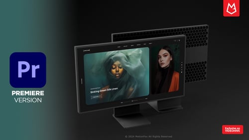 Black Pro Display XDR Mockup | Premiere Version