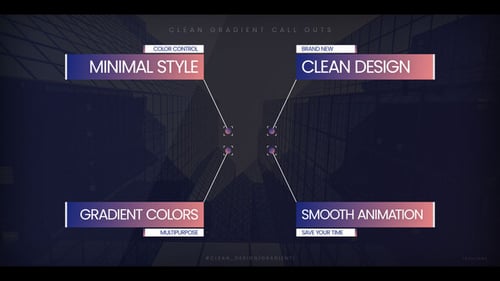 Clean Gradient Call Outs