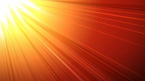 Digitally generated video of sunbeam 4k