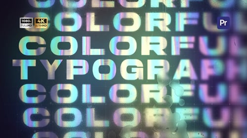 Colorful Typography