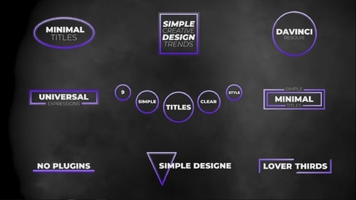 Títulos mínimos Davinci Resolve