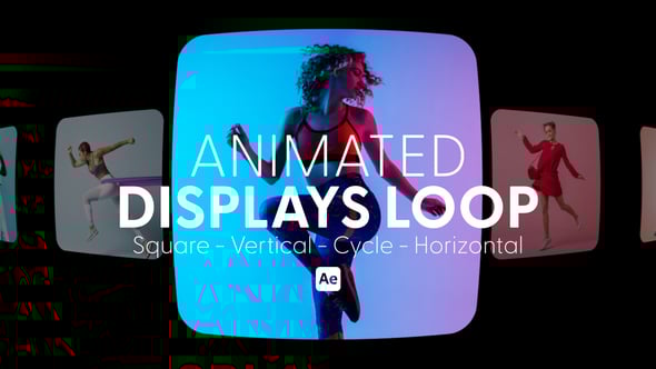 Animated Displays Loop, Video Displays ft. background abstract loop ...