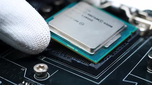 Installing a Processor On a Motherboard 07