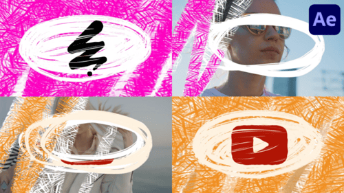 Felt Pen Drawing Logo Transitions for After Effects