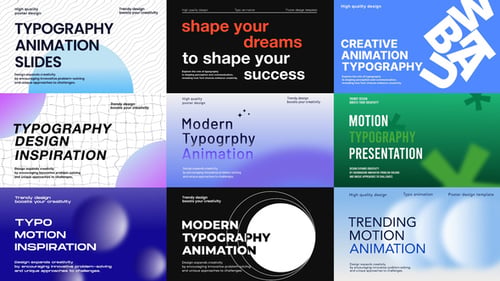 Modern Typography for Premiere Pro