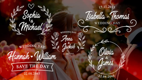 Wedding Titles Pack