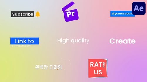 Modern Animated Titles for Digital Content