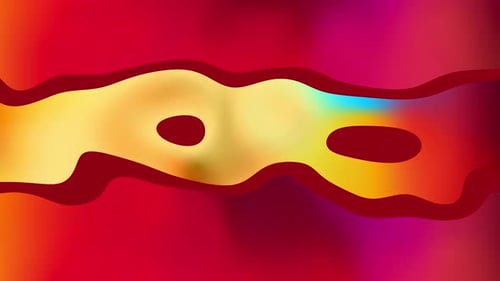 Abstract modern background. Gradient liquid line smooth wavy background
