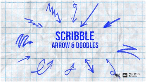 Scribble Arrows & Doodles | Hand-Drawn Animated Pack