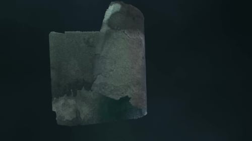 Watercolor Texture Unroll Transition Reveal