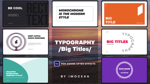 Typography Big Titles