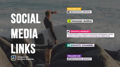 Social Networks Links | DaVinci Resolve