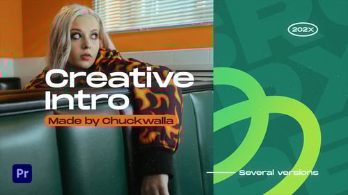 Stylish Abstract Opener with Dynamic Text Animation