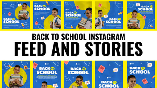 Back to School Feed and Stories Instagram