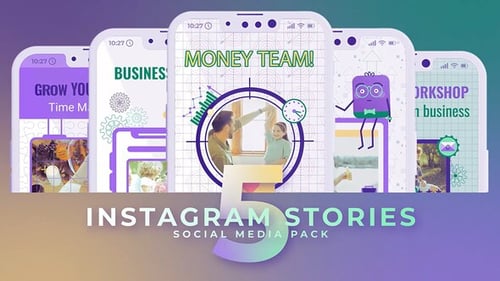 Business Flat Characters AE Pack – Vertical Corporate Explainer MOGRT Premiere Pro