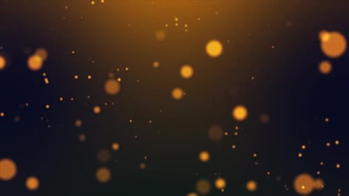 Simple Orange Bokeh Motion Graphics Background
