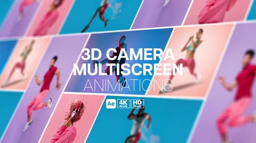 3D Camera Multiscreen Animations