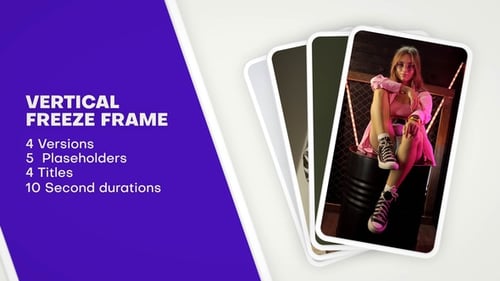 Vertical Freeze Frame | MOGRT