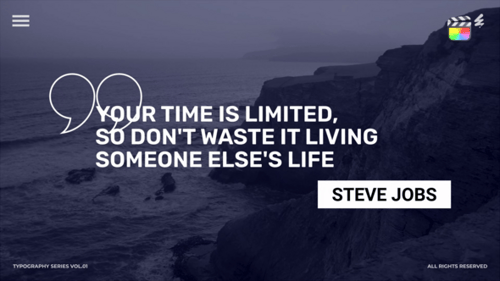 Modern Quotes Titles /Fcpx