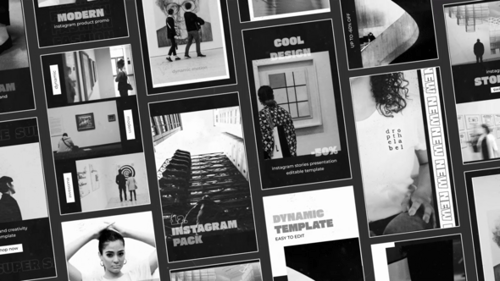 Dynamic Modern Grunge Social Media Stories Pack