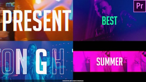 Modern Night Party Promo For Premiere Pro