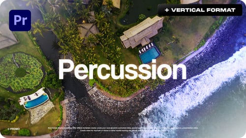 Percussion Promo For Premiere Pro