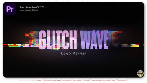 Glitch Wave - Logo Reveal