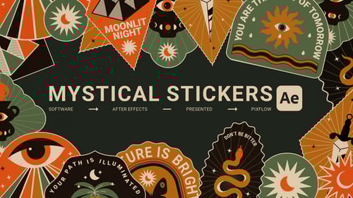Mystical Stickers For After Effects