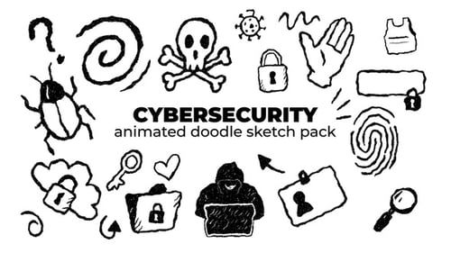 Cybersecurity - Animated Doodle Sketch Pack