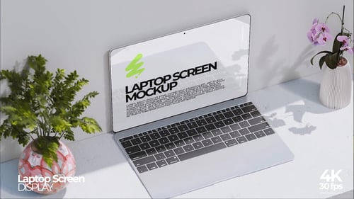 Laptop Screen Mockup Premiere