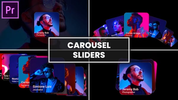 Clean Animated Carousel and Slider Layouts, Video Displays ft. slide ...