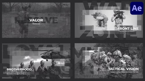 Sergeant Military Opener for After Effects