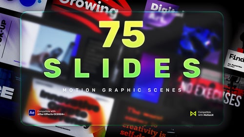 75 Slide Scenes | After Effects