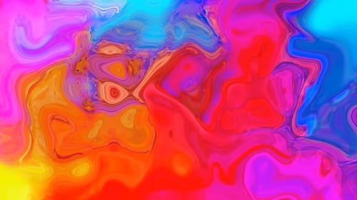 Colorful Abstract Fluid Motion Seamless Looping Background